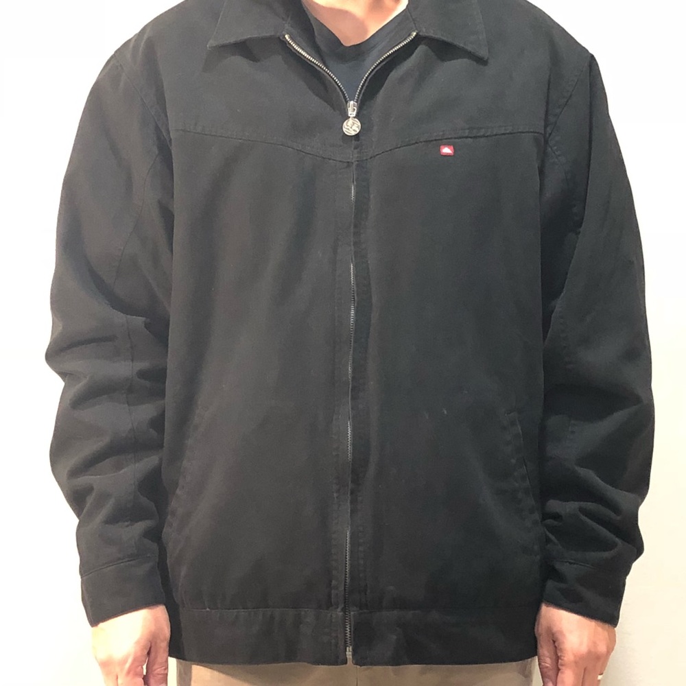 Quiksilver Men’s Black Jacket - Fur lining